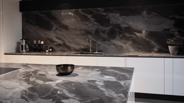 Столешница из мрамора Arabescato Orobico Silver (Арабескато Оробико Сильвер)